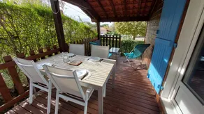Child-friendly chalet with BBQ, terrace & pool | Pool view | Pets are welcome - Image 5