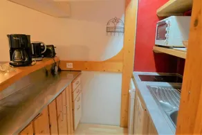 À 200m des pistes de ski, 11er étage, vue montagne, balcon, télévision, 28m², Les Arcs - Image 5