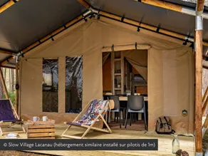 Children-friendly lovely tent with pool & terrace - Image 4