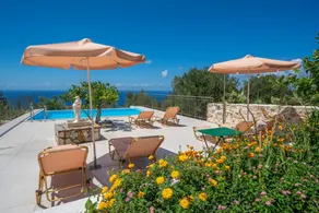Family-oriented villa with private pool, garden & barbecue | Pool view - Image 2