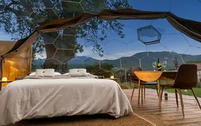 Villa mit Pool, Wellnessbereich im Grünen und Sternenhimmelkuppel - Image 3