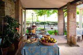 Agriturismo Villa Dama Gubbio: Camera familiare in casolare - Image 3