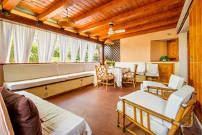 Appartement avec terrasse, internet haut débit et jardin | Vue jardin - Image 4