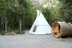 Spectacular Tipi Nestled Amidst Trees and Sauna Provided in Toronto, Ontario - Image 4