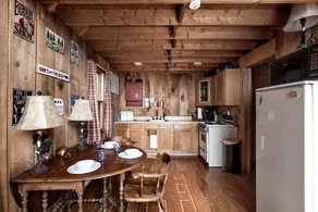 Rustic-Modern Chalet w/ Fire Pit, Deck & Views in Slanesville, WV - Image 3