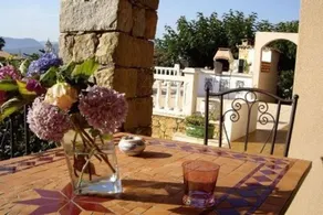 Family-oriented villa with terrace, garden & private pool | Pool view | Dogs allowed - Image 3