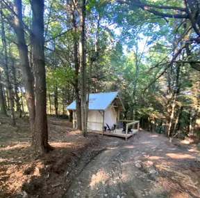 Rustic Safari Tent on a Wonderful Farm Surrounded by Nature for an Amazing Glamping Experience in Otego, New York - Image 2