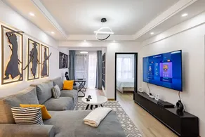 Children-friendly flat with terrace & pool | Pool view - Image 3