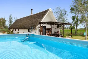 Family-friendly holiday home with barbeque, terrace & private pool | Garden view | Pet-friendly - Image 2
