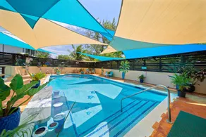 Dedicated room with pool, terrace & garden | Pool view - Image 2