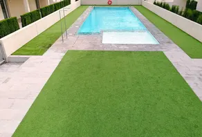 Apartment with terrace & pool | Pool view - Image 3