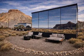 Secluded Desert Retreat with Mirrored Glass & Scenic Views | Near Torrey, Utah - Image 4