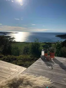 Architect drawn cabin between sea and mountain - Image 2