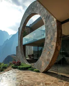 Circular Inspired Villa on the Siwalik Range - Image 2