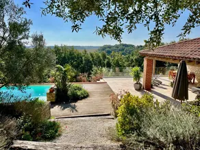 Villa mit Grill, Garten und privatem Pool | Panoramablick - Image 5
