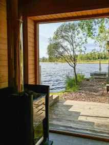 Cottage with lake view and boat at Lake Storsjön - Image 5
