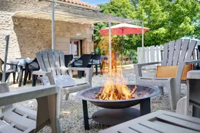 Casa con giardino, piscina e barbecue | Vista sul giardino - Image 4