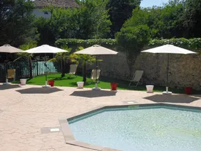 Zelt mit Terrasse und Pool - Image 2