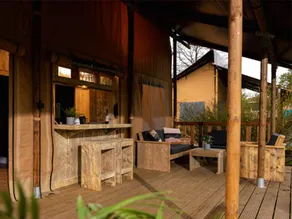 Tent with heated pool, terrace & barbecue - Image 5