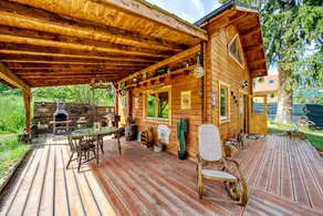 Chalet with garden, terrace & barbeque | Nature view - Image 5
