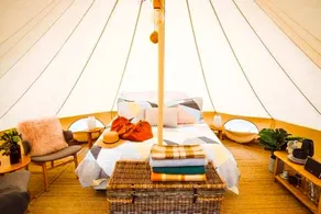 Bell Tent Glamping on a Luxury Camping Site near Daylesford for Romantic Getaways in Victoria - Image 4