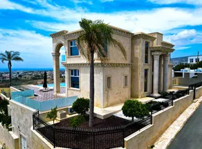 Villa Solara – 5-bed luxury retreat in Paphos with infinity pool, cinema, sauna & concierge services. Privacy, elegance & horizon views - Image 2
