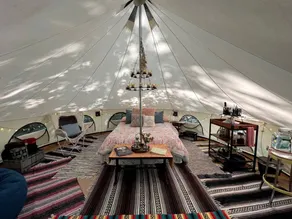 Beautiful Bell Tent Rental near Kansas City for Glamping in Missouri - Image 2