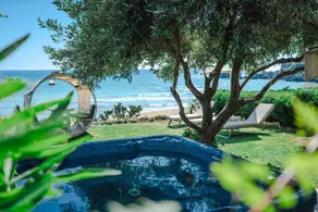 Merveilleuse maison de vacances adaptée aux familles avec barbecue, jacuzzi et sauna | Vue mer | À côté de la plage - Image 4