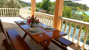 Pleasant holiday apartment with private pool, terrace & barbeque | Sea view - Image 2
