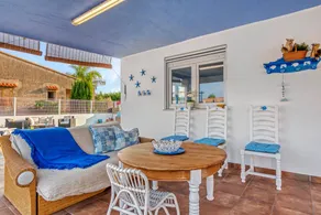 Child-friendly lovely villa with private pool, terrace & garden | Garden view | Next to the beach | Pets are welcome - Image 4