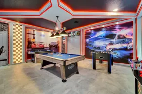 Villa avec terrasse, piscine privée et jardin | Vue jardin - Image 3