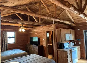 A Rustic Log Cabin - Perfect for a Glamping Getaway by the San Marcos River near Kingsbury, Texas - Image 3