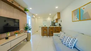 Apartamento con piscina, jardín y barbacoa - Image 3