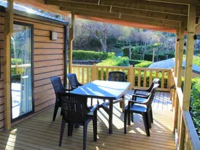 Mobile home with terrace & heated pool | Nature view - Image 5
