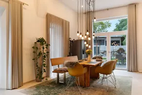 Flat with pool, garden & barbeque | Garden view - Image 3