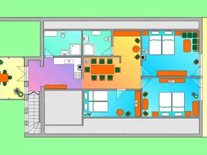 Apartment with garden & BBQ - Image 2