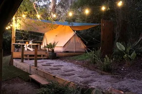 Romantic Luxury Tent for a Couples Getaway 90 Minutes from Melbourne - Image 2