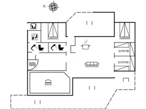 Child-friendly beautiful house with private pool, sauna & BBQ | Next to the beach - Image 2