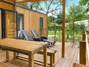Mobile home with terrace & heated pool - Image 5