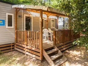 Mobil-home adapté aux familles avec piscine et terrasse | Avec animaux admis - Image 4
