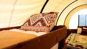 Cozy Conestoga Covered Wagon for 6 on Oklahoma Farm, for Memorable Glamping Vacations - Image 4