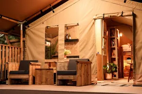 Beautiful Safari Tent Nestled Amidst Trees in San Saba, Texas - Image 2