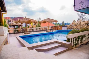Children-friendly lovely private room with terrace & pool | Pool view - Image 2