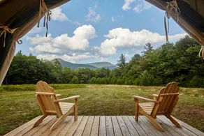 Secluded Glamping Tent with Trout Stream Near Great Northern Catskills in Elka Park, New York - Image 2