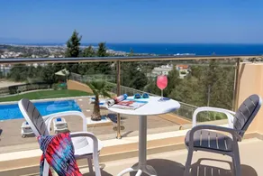 Luxury Rhodes Villa Villa Aegean Blue 4 Bedrooms Amazing Sea view - Image 2
