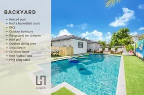 Miami Villa Pool Games Golf L09 - Image 3