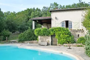Maison de 2 chambres avec piscine privee jardin amenage et wifi a Bruniquel - Image 3