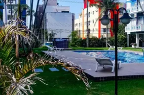 Apto a 70 metros da praia, Piscina, 03 Ar Condicionados, Vaga de Garagem - Image 3