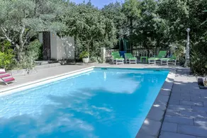 Maison d'une chambre avec piscine partagee terrasse amenagee et wifi a Pougnadoresse - Image 2