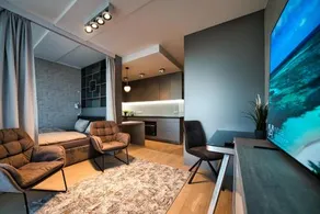 Fitness Parking & Security Children's Playground Air Conditioner Kitchen & Washing Machine 4k Oled TV & Highspeed Wifi Spacious Balcony with Gorgeous City View in Central Location - Image 4